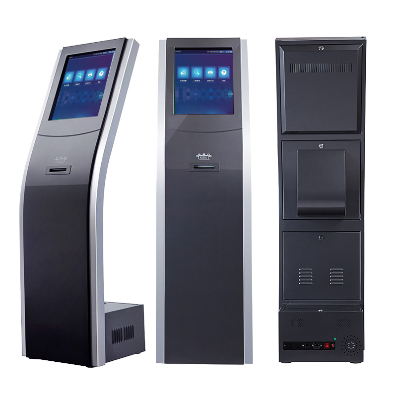 Queue management ticket dispenser kiosk